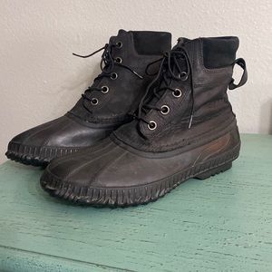 Men’s black Sorel boots SZ 11